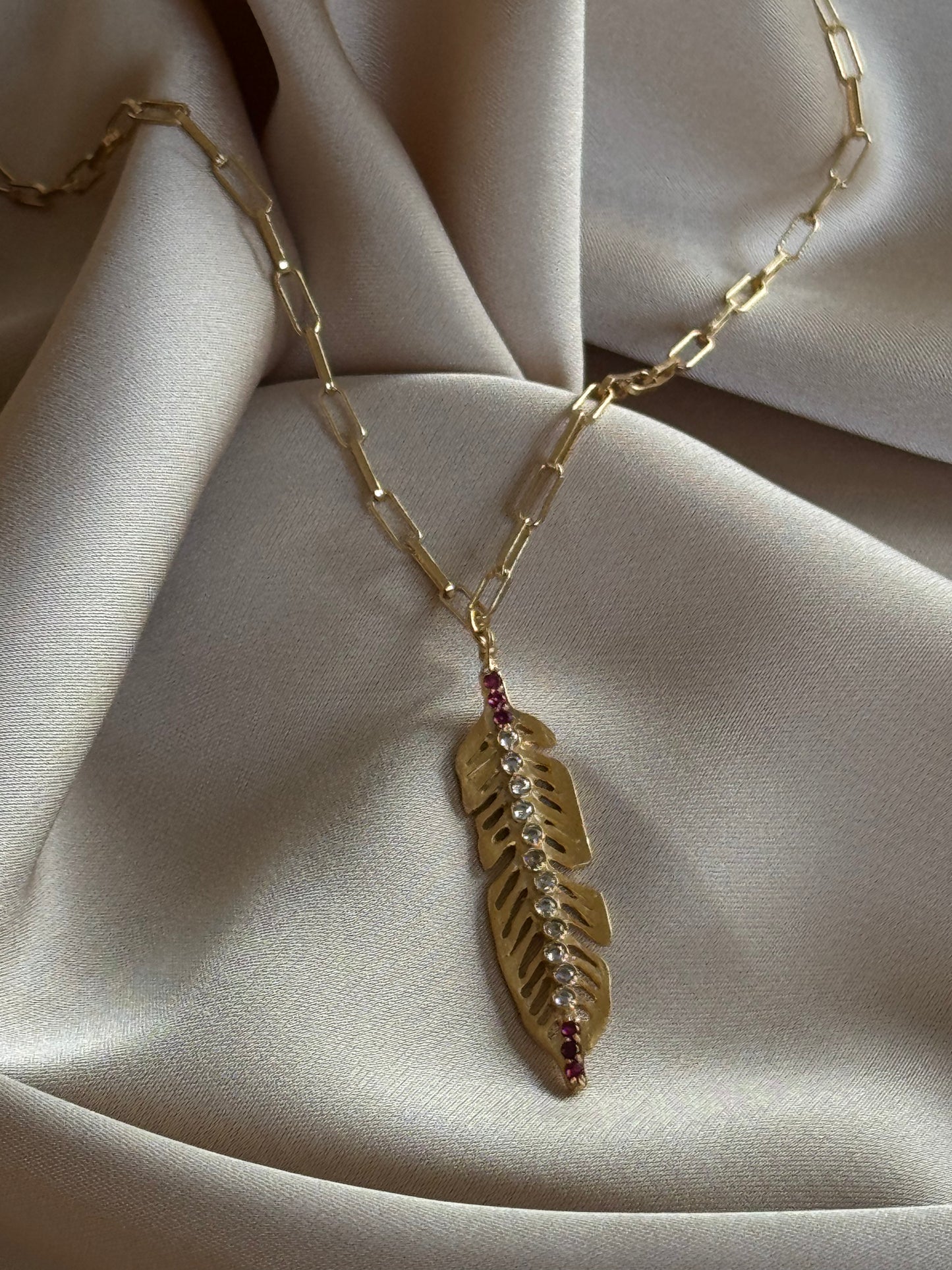 FEATHER NECKLACE