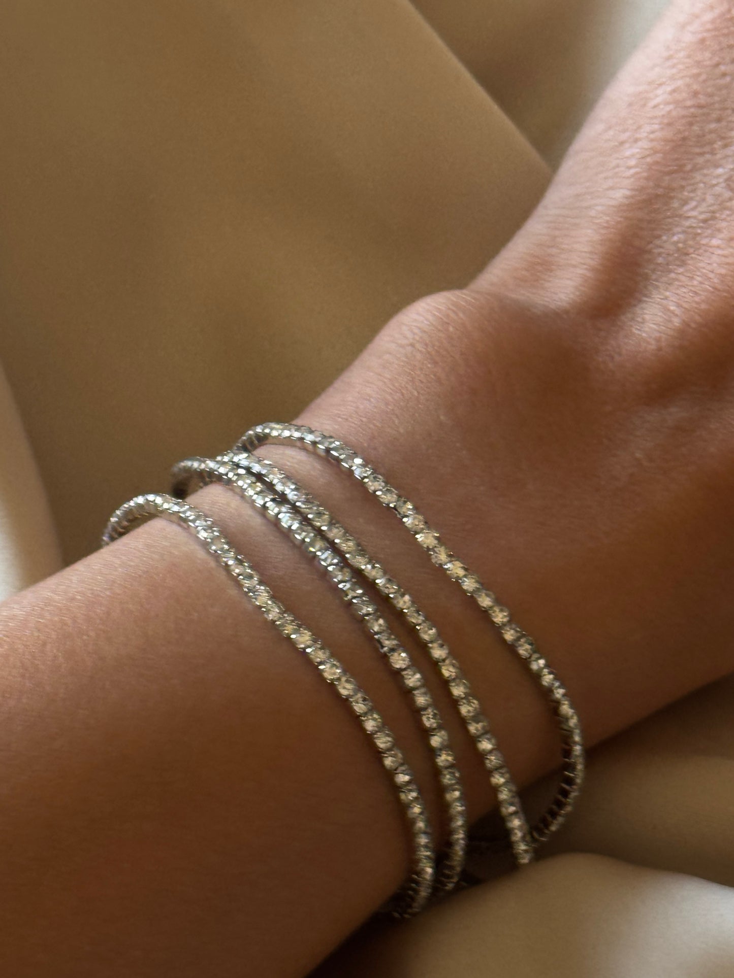 SILVER ALL-ROUND BRACELET