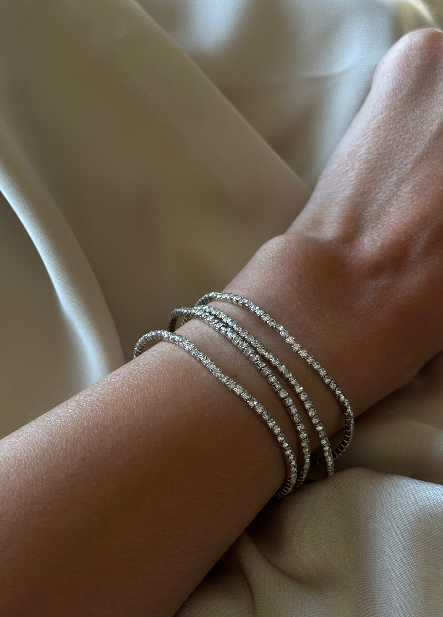 SILVER ALL-ROUND BRACELET