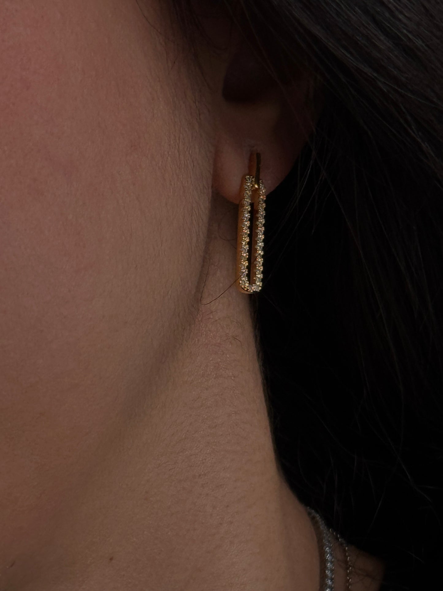 OVAL EARRING