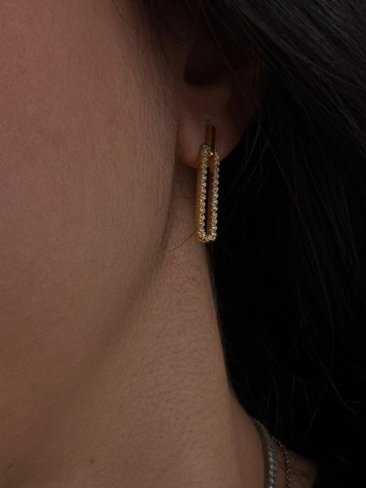 OVAL EARRING